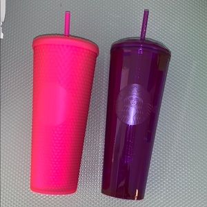 LAST ONE💫✨NEW STARBUCKS PINK & PURPLE TUMBLERS